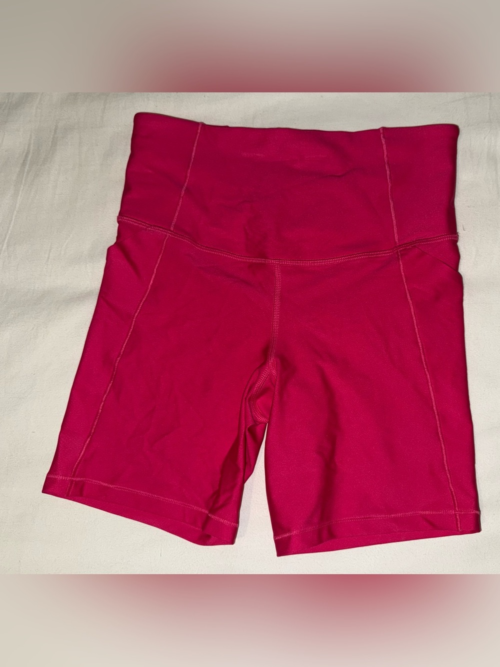 all in motion High-Rise Bike Shorts in Fuchsia